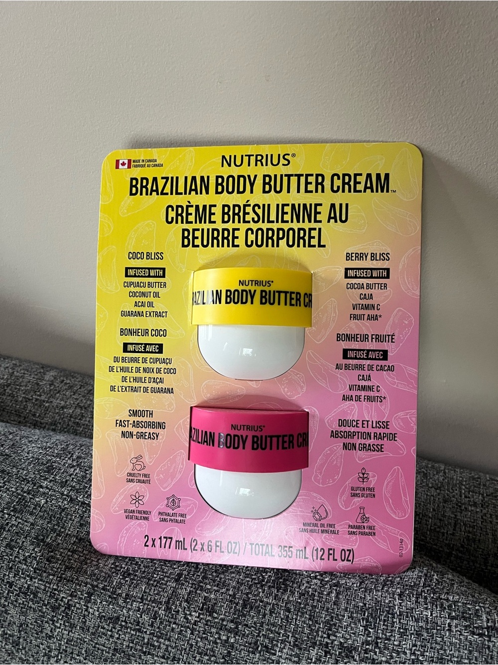 Brazilian Body Butter Cream Duo — Coco Bliss & Berry Bliss